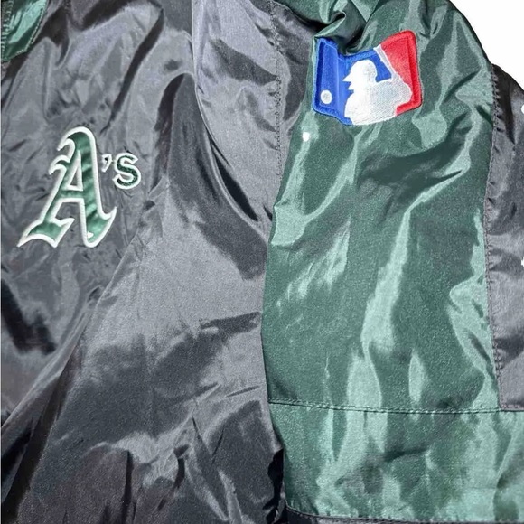 Vintage Oakland A’s Pro Player Half Zip Sz Large - Picture 6 of 6